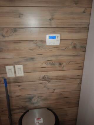 New Blue Heat pump thermastat