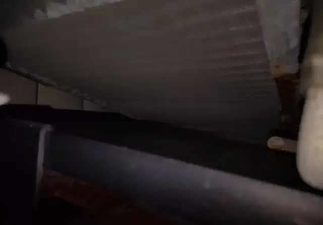 Dirty evaporator coil due to lack of filtration on fresh air